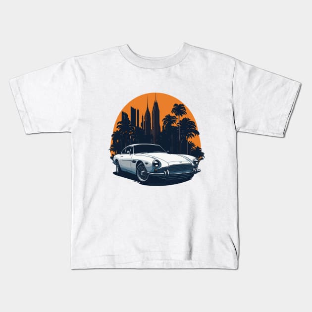 Aston Martin Classic Car Kids T-Shirt by Cruise Dresses